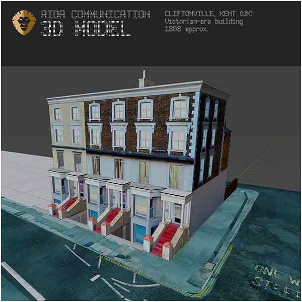 3D Model Cliftonville Victorian-era building