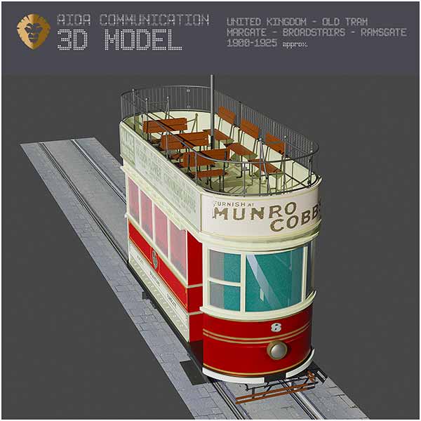 South East England OLD TRAM - Margate - Broadstairs - Ramsgate line 1900 - 1925 approx.